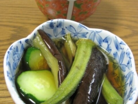 皮ごとまるごと♪野菜の焼きびたし